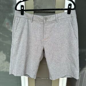 Hang Ten Men's Gray Heathered Performance Stretch‎ Shorts Size 36 Golf Casual